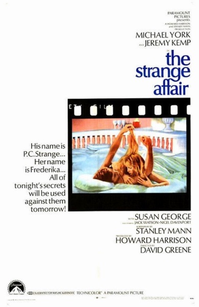 The Strange Affair (1968) starring Michael York on DVD on DVD