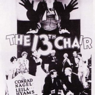 The Thirteenth Chair (1929) starring Conrad Nagel on DVD