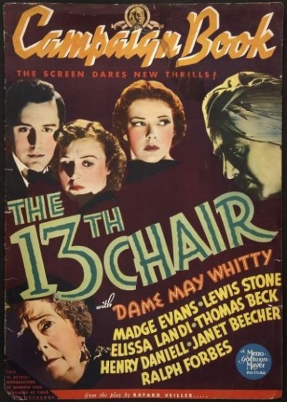 The Thirteenth Chair (1937) starring Dame May Whitty on DVD on DVD