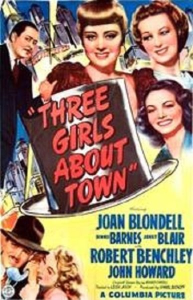 Three Girls About Town (1941) starring Joan Blondell on DVD DVD Three Girls About Town (1941) starring Joan Blondell on DVD