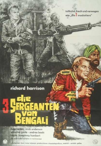 Three Sergeants of Bengal (1964) with English Subtitles on DVD on DVD