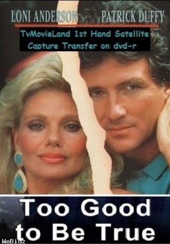 Too Good to Be True (1988) starring Loni Anderson on DVD on DVD