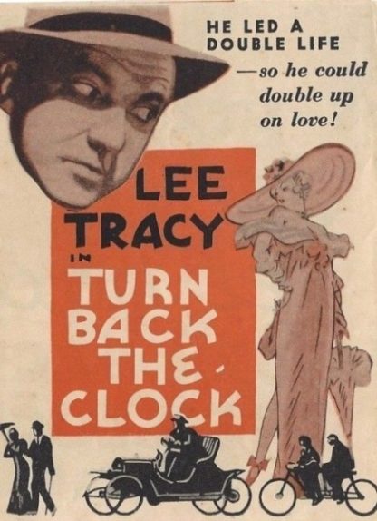 Turn Back the Clock (1933) starring Lee Tracy on DVD on DVD