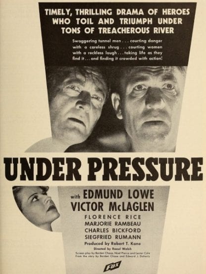 Under Pressure (1935) starring Edmund Lowe on DVD