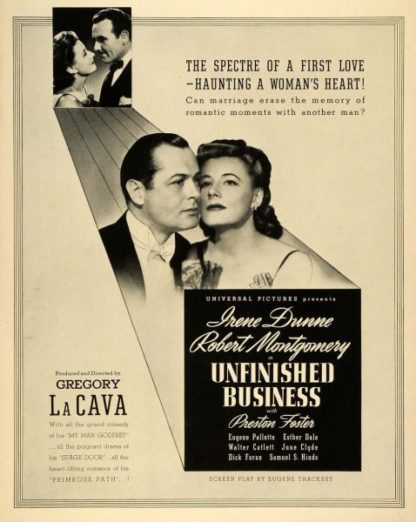 Unfinished Business (1941) starring Irene Dunne on DVD on DVD