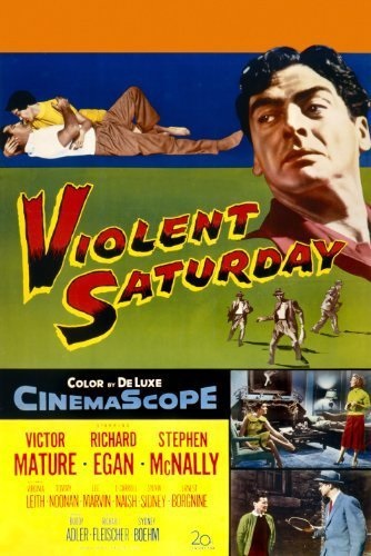 Violent Saturday (1955) starring Victor Mature on DVD on DVD