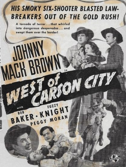 West of Carson City (1940) starring Johnny Mack Brown on DVD on DVD