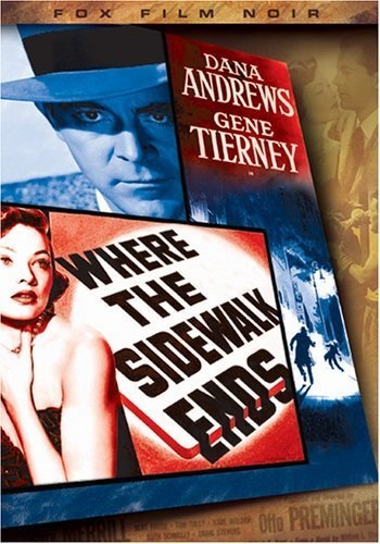 Where the Sidewalk Ends (1950) starring Dana Andrews on DVD on DVD