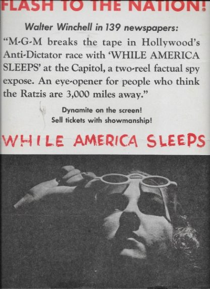 While America Sleeps (1939) starring Dick Purcell on DVD