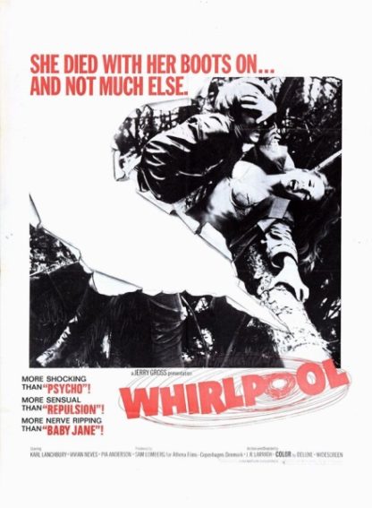 Whirlpool (1970) starring Karl Lanchbury on DVD on DVD