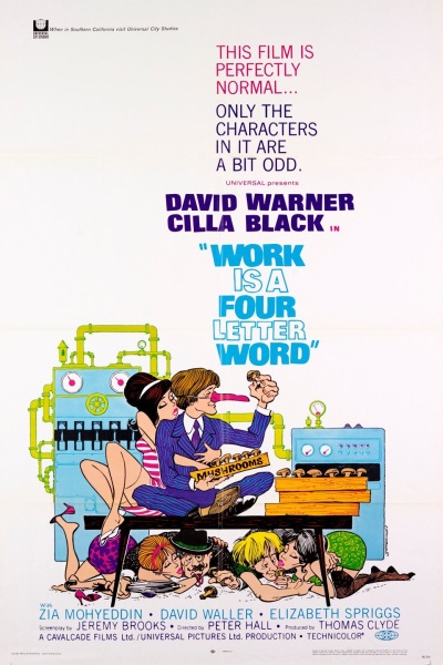Work Is a 4-Letter Word (1968) starring David Warner on DVD on DVD
