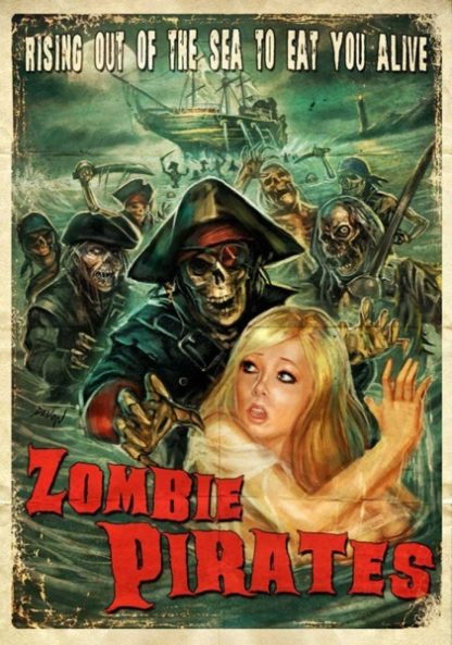 Zombie Pirates (2014) starring Sarah French on DVD