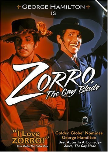 Zorro: The Gay Blade (1981) starring George Hamilton on DVD on DVD