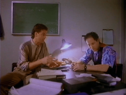 Screenshot from The Other Side (1990)